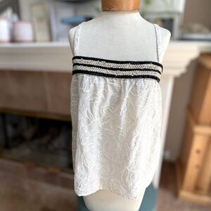 Vintage Beatrice di Borbone Roma Beaded Lace Top | IT 44 / US M